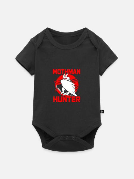 Mottenmann - Baby Premium Kurzarmbody - Schwarz