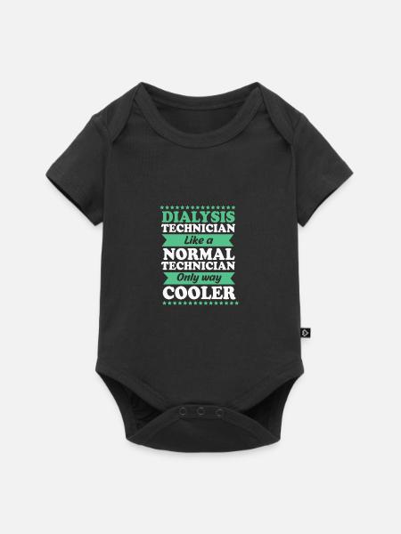Dialyse-Techniker - Baby Premium Kurzarmbody - Schwarz