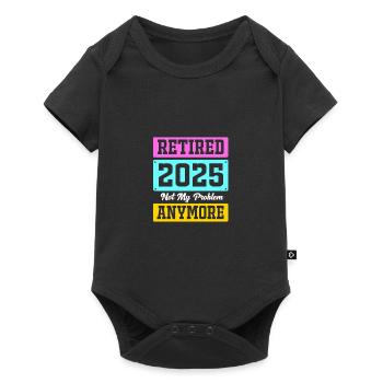 Pension 2025 Retirement 2025 Pensioner Pensioner Pensioner - Baby Premium short-sleeve bodysuit - black - Front