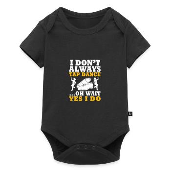 Tap dance - Baby Premium short-sleeve bodysuit - black - Front