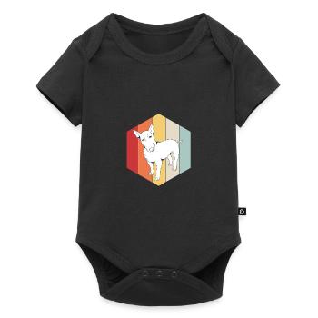 Bull terrier - Baby Premium short-sleeve bodysuit - black - Front