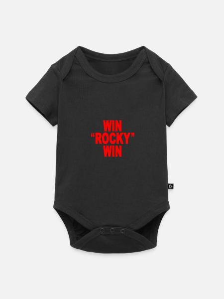 gewinnen felsigen Gewinn - Baby Premium Kurzarmbody - Schwarz