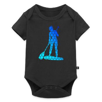 Stand up Paddle Board Pour Hommes Standup Paddle - Body à manches courtes Premium Bébé - noir - Devant