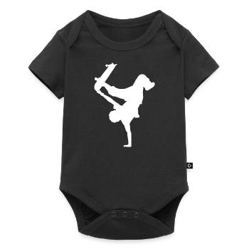 Skateurs masculins Skateurs féminins Skateurs - Body à manches courtes Premium Bébé - noir - Devant