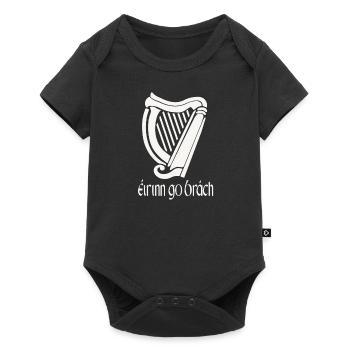 Eirinn Go Brach Gälisch Irisch St. Patricks Day Irland - Baby Premium Kurzarmbody - Schwarz - Vorne