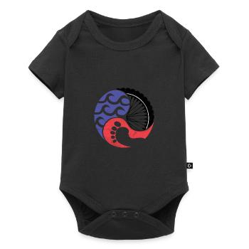 3athlon Swim Bike Run - Premium Design - Baby Premium short-sleeve bodysuit - black - Front