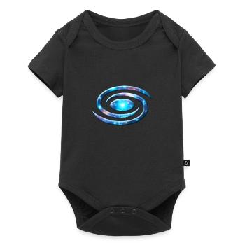 Spiral galaxy, universe, cosmos, milky way - Baby Premium short-sleeve bodysuit - black - Front