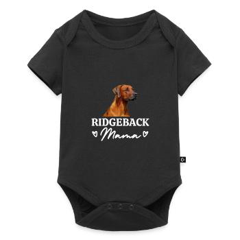 Rhodesian Ridgeback Mama - Body à manches courtes Premium Bébé - noir - Devant