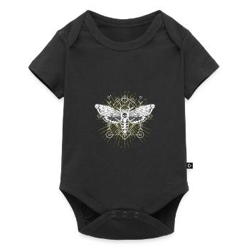 Moth Moth Moth Moon Phases Gothic Gift Idea - Baby Premium short-sleeve bodysuit - black - Front