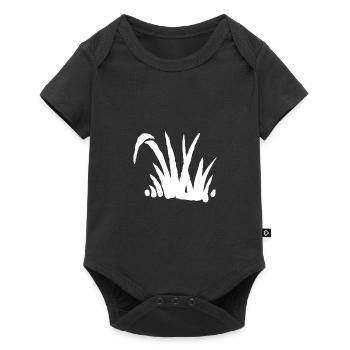 Grass bush - Baby Premium short-sleeve bodysuit - black - Front