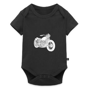 Motocyclette - Body à manches courtes Premium Bébé - noir - Devant