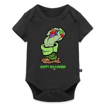 Halloween Monster Zombie Horror Trick or Treat - Baby Premium short-sleeve bodysuit - black - Front