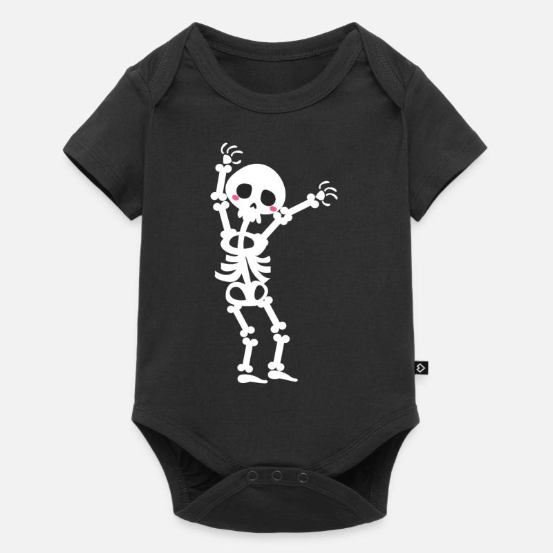 skeleton - Baby Premium short-sleeve bodysuit - black