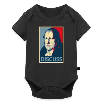 hegel discuss II philosophy, philosopher - Baby Premium short-sleeve bodysuit - black - Front