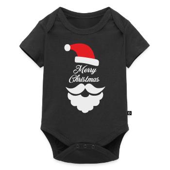 XMAS SANTA - Body à manches courtes Premium Bébé - noir - Devant