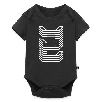 Unique Letter Z Logo Design "White" - Baby Premium short-sleeve bodysuit - black - Front
