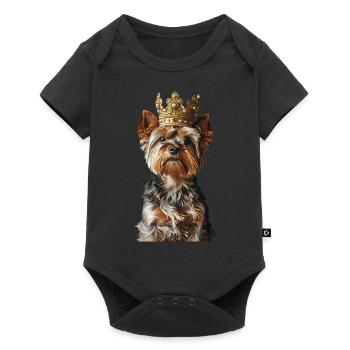 Yorkshire Terrier - Baby Premium short-sleeve bodysuit - black - Front