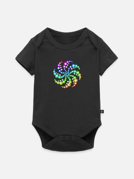 kornkreis bund - Baby Premium Kurzarmbody - Schwarz