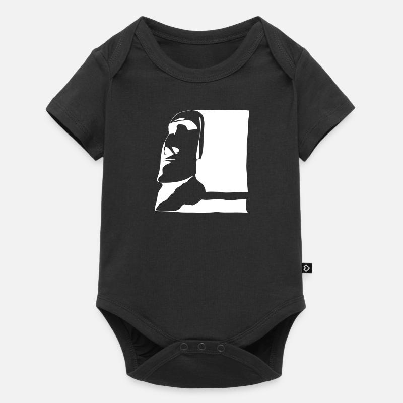 Moai - Body à manches courtes Premium Bébé - noir