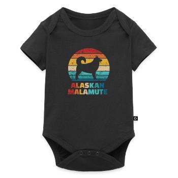 Alaskan Malamute - Baby Premium short-sleeve bodysuit - black - Front