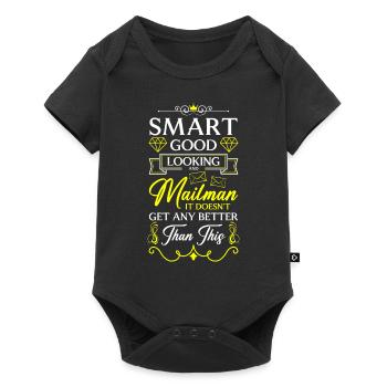 Postmen Parcel deliverers Letters Letter carriers - Baby Premium short-sleeve bodysuit - black - Front
