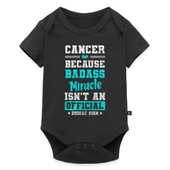 Cancer Zodiac Planet Element - Baby Premium short-sleeve bodysuit - black - Front