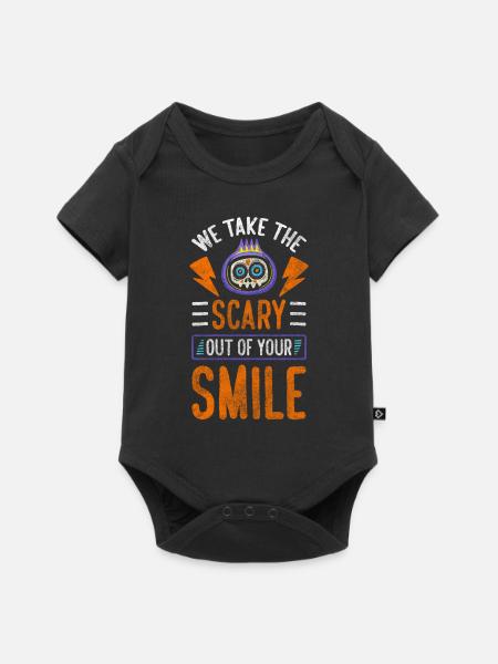 Horror Böse - Baby Premium Kurzarmbody - Schwarz