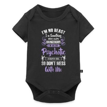 Zodiac sign Scorpio Stars characteristics - Baby Premium short-sleeve bodysuit - black - Front