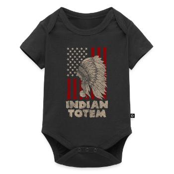 Native American, Guardian, Freedom, God - Baby Premium short-sleeve bodysuit - black - Front
