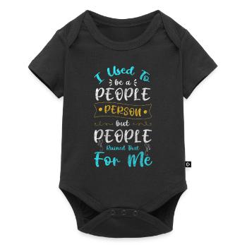 Personnes uniques Personnalité Spécial - Body à manches courtes Premium Bébé - noir - Devant