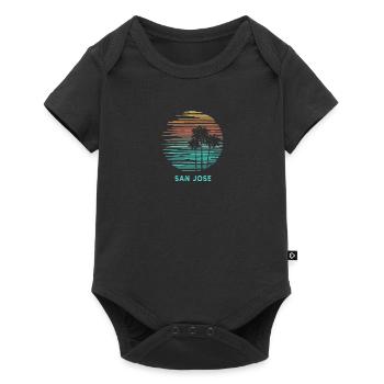 San Jose Californie Cool Souvenir Vacances - Body à manches courtes Premium Bébé - noir - Devant