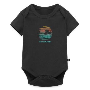 Daytona Beach Florida Cooler Souvenir-Urlaub - Baby Premium Kurzarmbody - Schwarz - Vorne