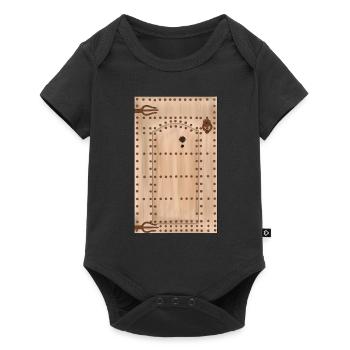 Vieille porte marocaine traditionnelle - Body à manches courtes Premium Bébé - noir - Devant