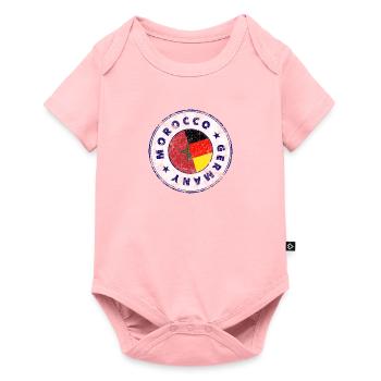 MAROC ALLEMAGNE Timbre - Body à manches courtes Premium Bébé - rose - Devant