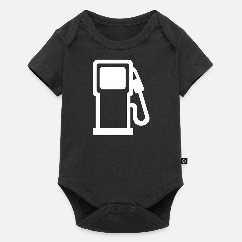 station-service - Body à manches courtes Premium Bébé - noir