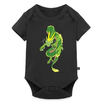 Japon Dragons par The Manzanita’s - Body à manches courtes Premium Bébé - noir - Devant