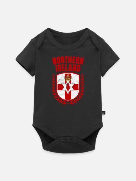 Northern Ireland - Baby Premium short-sleeve bodysuit - black