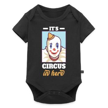 C’EST UN CIRQUE ICI Motif pour Krimes & - Body à manches courtes Premium Bébé - noir - Devant