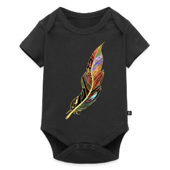 Plume - Body à manches courtes Premium Bébé - noir - Devant