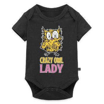 Enthusiast Birds Of Prey Ornithologist Nocturnal O - Baby Premium Kurzarmbody - Schwarz - Vorne