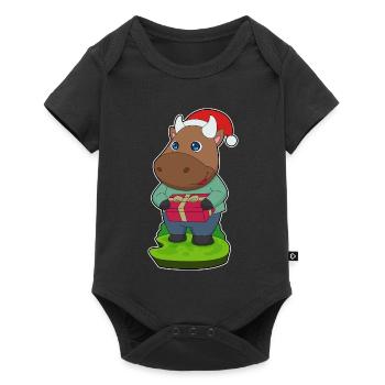 Forfait Noël Taureau - Body à manches courtes Premium Bébé - noir - Devant