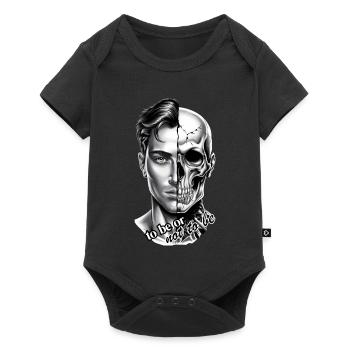 Existence Dualité (être ou ne pas être) - Body à manches courtes Premium Bébé - noir - Devant