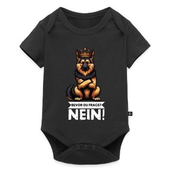 Before you ask German Shepherd Shepherds - Baby Premium short-sleeve bodysuit - black - Front