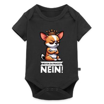 Avant que tu ne demandes, pas de propriétaire de chihuahua chihuahua - Body à manches courtes Premium Bébé - noir - Devant
