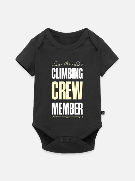 Climbing Crew - Baby Premium Kurzarmbody - Schwarz