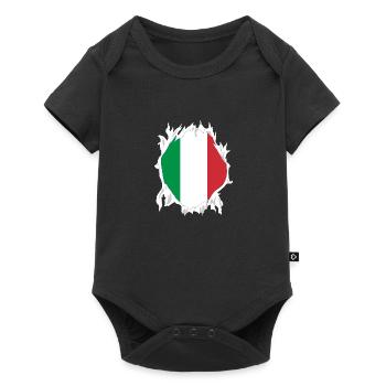 Flag Italy Flag, flag Italy - Baby Premium short-sleeve bodysuit - black - Front