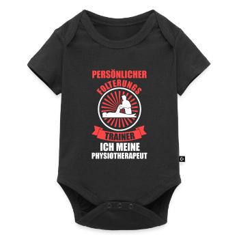 Physiotherapeut Beruf Physio Geschenk - Baby Premium Kurzarmbody - Schwarz - Vorne