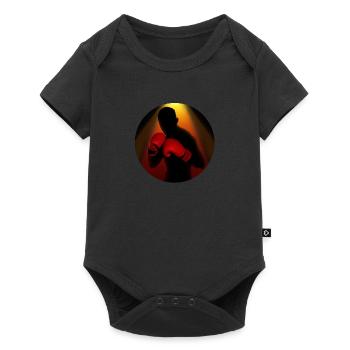 Boxe - Body à manches courtes Premium Bébé - noir - Devant