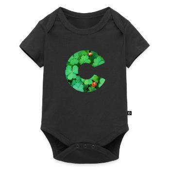 Trèfles C - Body à manches courtes Premium Bébé - noir - Devant