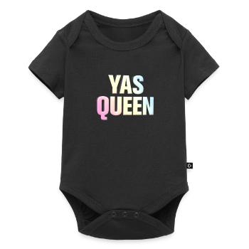 Yas Queen - Body à manches courtes Premium Bébé - noir - Devant
